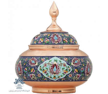 قندان مس و مینا mp014