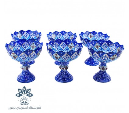 سرویس 6 تایی آجیل خوری میناکاری اصفهان