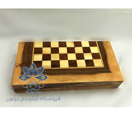تخته نرد ساخته شده از چوب خالص گردو