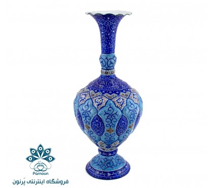 تک گلدان میناکاری 27 سانتی
