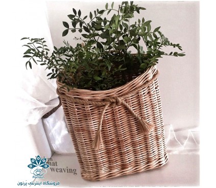 گلدان حصیری دیواری 