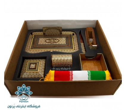 ست اداری رومیزی خاتم اصفهان