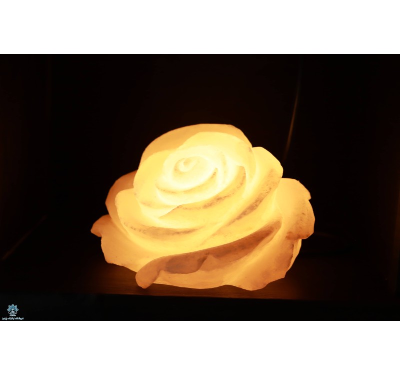 آباژور سنگ نمک طرح رز