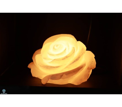 آباژور سنگ نمک طرح رز