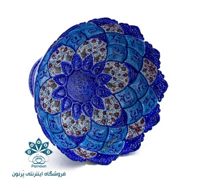 کاسه پایه دار مینا 20 سانتی