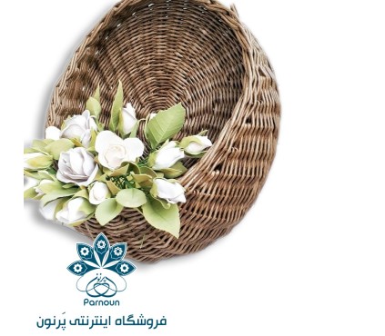 گلدان حصیری دیواری