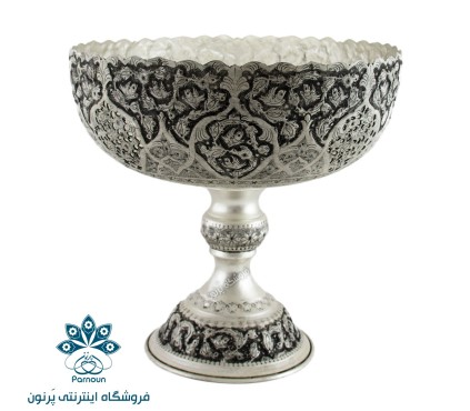 میوه خوری | آجیل خوری نقره نما پتینه کاری شده