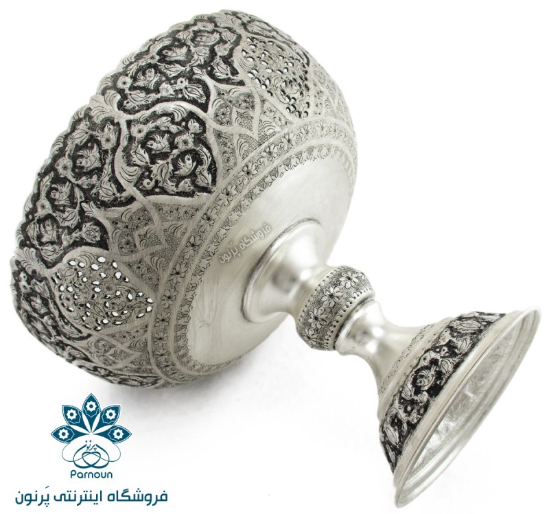 میوه خوری | آجیل خوری نقره نما پتینه کاری شده