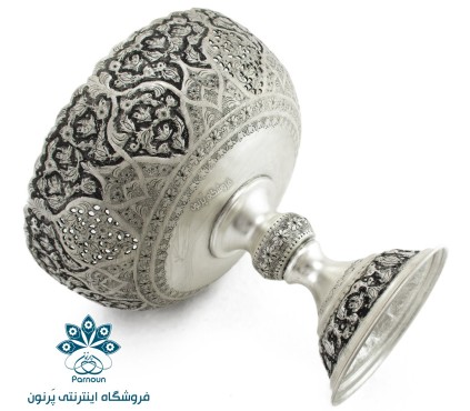 میوه خوری | آجیل خوری نقره نما پتینه کاری شده