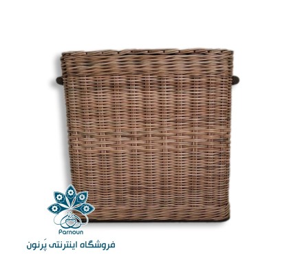 سبدحصیری با دستگیره چوبی 