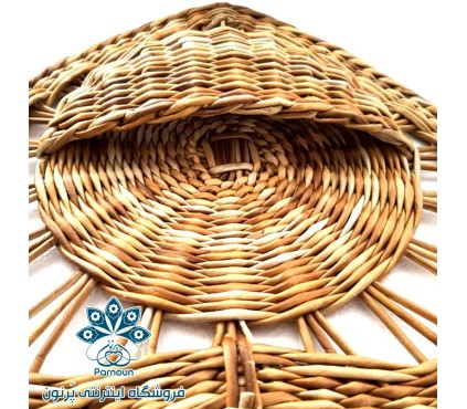 گلدان حصیری دیوای طرح قلب 