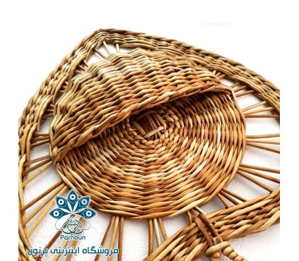 گلدان حصیری دیوای طرح قلب 