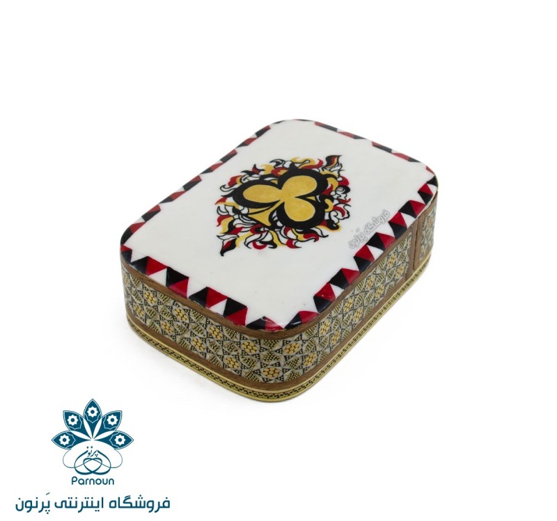 جعبه پاسور خاتم و نگارگری اصفهان