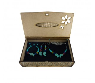 ست دستبند، گردنبند و گوشواره نگارین