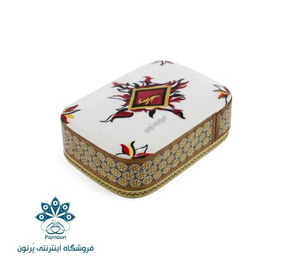 جعبه پاسور خاتم و نگارگری اصفهان