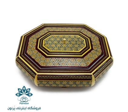 شکلات خوری 8 ضلعی خاتم‌