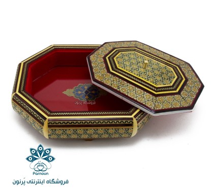 شکلات خوری 8 ضلعی خاتم‌