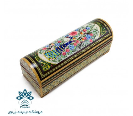 قلمدان خاتم و نقاشی طرح صندوقچه
