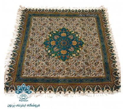 رو میزی / سفره قلمکاری  ممتاز اصفهان طرح بوته جقه