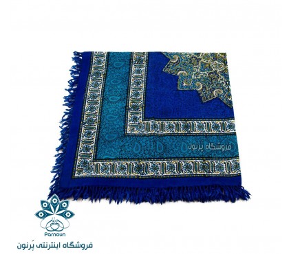 رومیزی قلمکاری اصفهان طرح ترنج در 4 رنگ ابعاد 1 در 1 متر