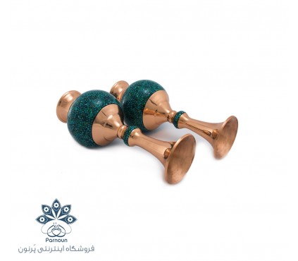 گلدان 22 سانتیمتری فیروزه کوب