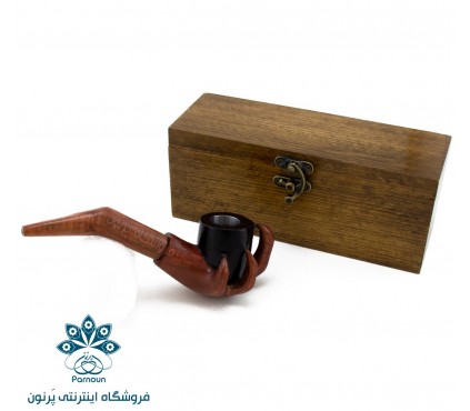 چپق چوبی به همراه جعبه کادویی شیک