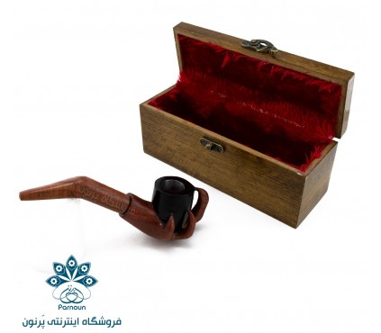 چپق چوبی به همراه جعبه کادویی شیک