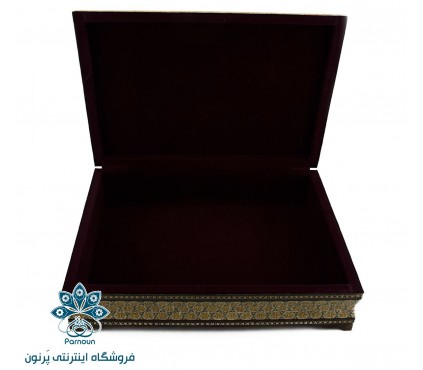 جعبه چوبی خاتم 35 در 25 سانتی (جا قرآنی)