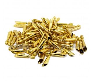 قیف خودکار فلزی طلایی رنگ