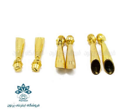 قیف خودکار فلزی طلایی رنگ