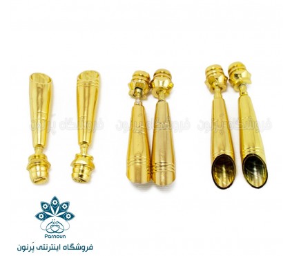 قیف خودکار فلزی طلایی رنگ