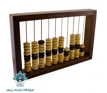 چرتکه 10 میل چوبی دست ساز