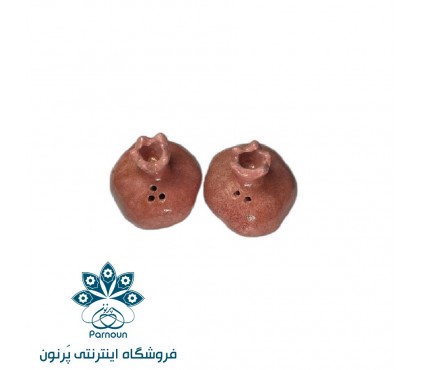 نمکدان دست ساز دو عددی طرح انار