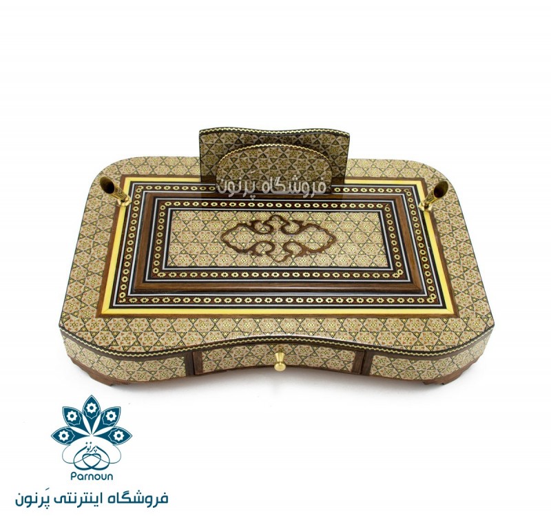 جا قلمی رومیزی خاتم کاری مدیریتی 30 در 20