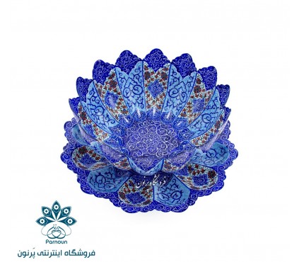 کاسه بشقاب میناکاری 25 سانتی