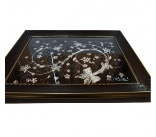 copy of تابلو گل نقره 27 * 57 cm