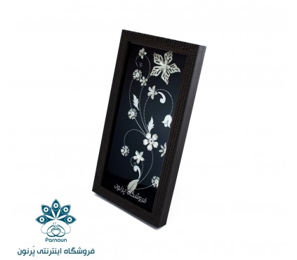 تابلو گل نقره با ابعاد 17 در 33 سانتیمتر