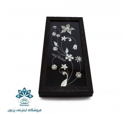 تابلو گل نقره با ابعاد 17 در 33 سانتیمتر