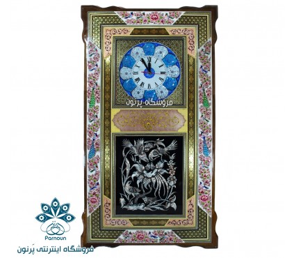 تابلو ساعت هنری اصفهان ابعاد 50 در 90