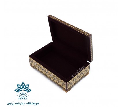 جعبه جواهر خاتم و نگارگری در 3 سایز