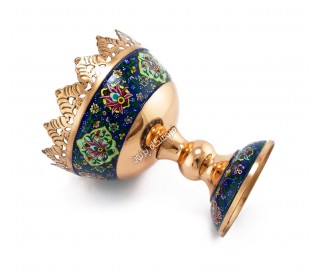 آجیل خوری مس و پرداز 18 سانتیمتری