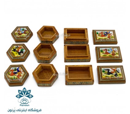 جعبه انگشتر خاتم‌ و نقاشی