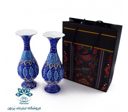 گلدان میناکاری 20 سانتیمتری