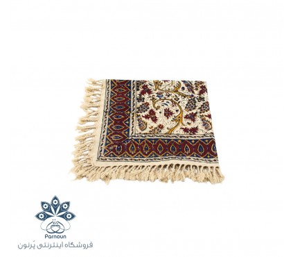 رومیزی / سفره قلمکاری اصفهان طرح گل و بوته