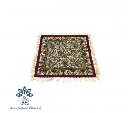 رومیزی / توسینی قلمکاری ممتاز اصفهان طرح گل و بوته