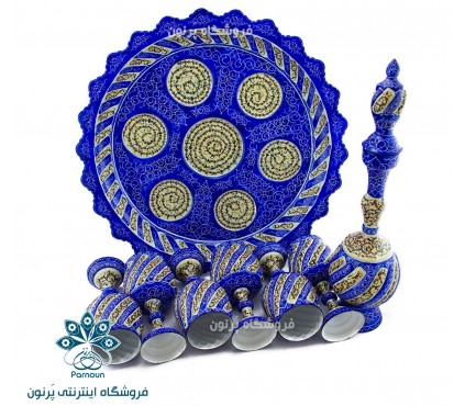 سرویس تنگ، جام و سینی میناکاری