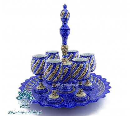 سرویس تنگ، جام و سینی میناکاری