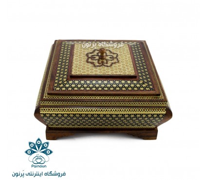 شکلات خوری چوبی خاتم کاری اعلا