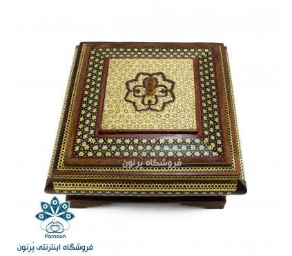 شکلات خوری چوبی خاتم کاری اعلا