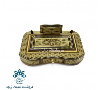 قلمدان خاتم کاری اعلا مدیریتی 24 در 16 cm